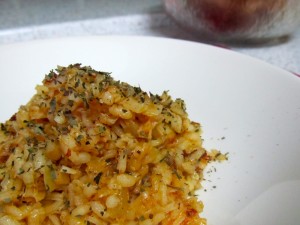 Risotto de bacalao