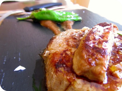 solomillo con foie