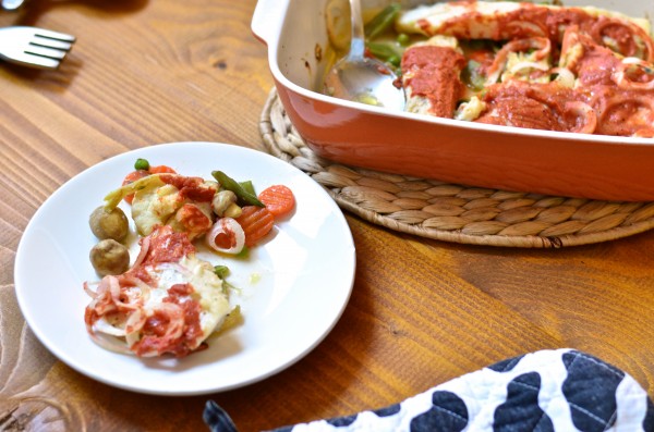 Bacalao con verduras