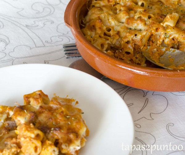 macarrones en fuente