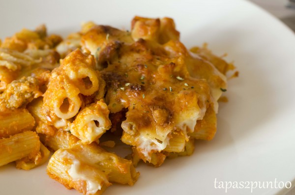 macarrones en plato